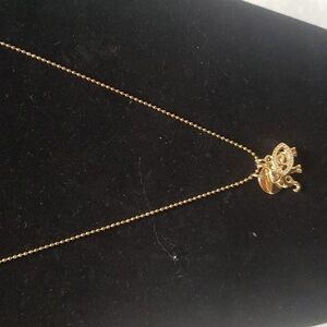 J. Crew Gold Dainty Charm Necklace.